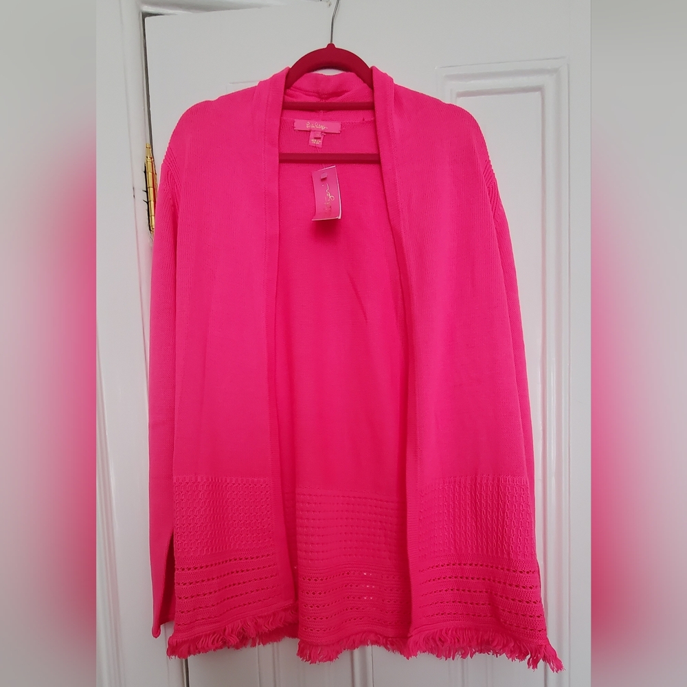 Lilly Pulitzer Vibrant Pink Knit Sweater